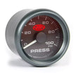 SAAS Oil Press Gauge 0-100psi 52mm Muscle Series I Black 12V SG-OP52B1 - view 1