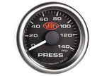 SAAS Oil Press Gauge 0-140psi 52mm Muscle Series I Black 12V SG-OP52B - view 3