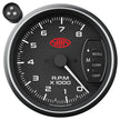 SAAS Tachometer 0-8K Shiftlite 3-3/4 Muscle Series I Black 12V SG-TAC334B - view 1
