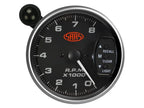 SAAS Tachometer 0-8K Shiftlite 3-3/4 Muscle Series I Black 12V SG-TAC334B - view 3