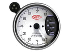 SAAS Tachometer 0-8K Shiftlite 3-3/4 Muscle Series I White 12V SG-TAC334W - view 3