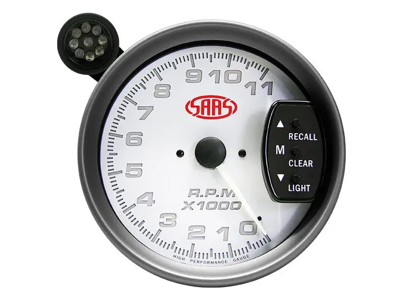 SAAS Tachometer 0-10K Shiftlite 5
