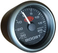 SAAS Boost Gauge 30inHg-20psi 2 5/8 inch Muscle Series I Black 12V SG-TB258B - view 2