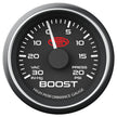 SAAS Boost Gauge 30inHg-20psi 52mm Muscle Series I Black 12V SG-TB52B - view 1