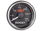 SAAS Boost Gauge Diesel 0-30 psi 52mm Muscle Series I Black 12V SG-TBD52B - view 3