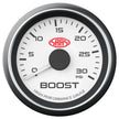 SAAS Boost Gauge Diesel 0-30 psi 52mm Muscle Series I White 12V SG-TBD52W - view 1