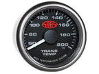 SAAS Trans Oil Temp Gauge 60°-200° 52mm Muscle Series I Black 12V SG-TT52B - view 3