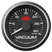 SAAS Vacuum Gauge 0-30inHg 52mm Muscle Series I Black 12V SG-VAC52B - view 1