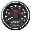 SAAS Volt Gauge 8v-18v 52mm Muscle Series I Black 12V SG-VLT52B - view 1