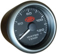 SAAS Water Temp Gauge 40°-120° 2 5/8 inch Muscle Series I Black 12V SG-WT258B - view 2