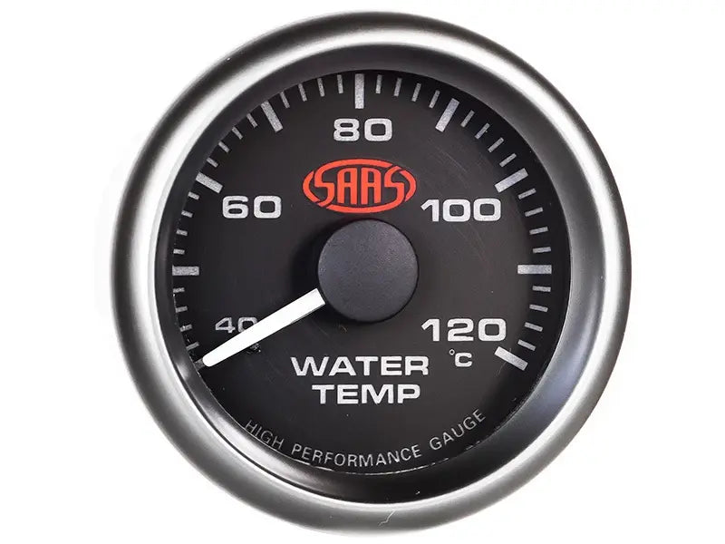 SAAS Water Temp Gauge 40°-120° 52mm Muscle Series I Black 12V SG-WT52B - view 3