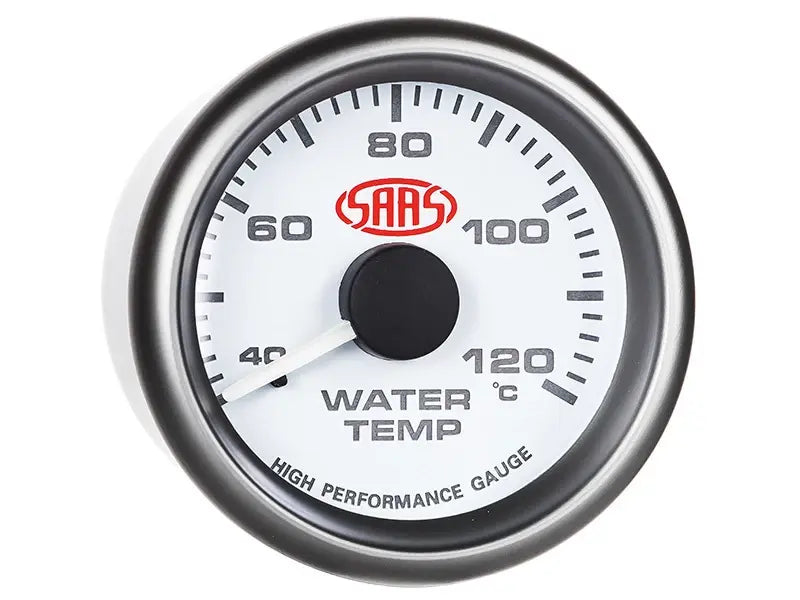 SAAS Water Temp Gauge 40°-120° 52mm Muscle Series I White 12V SG-WT52W - view 3