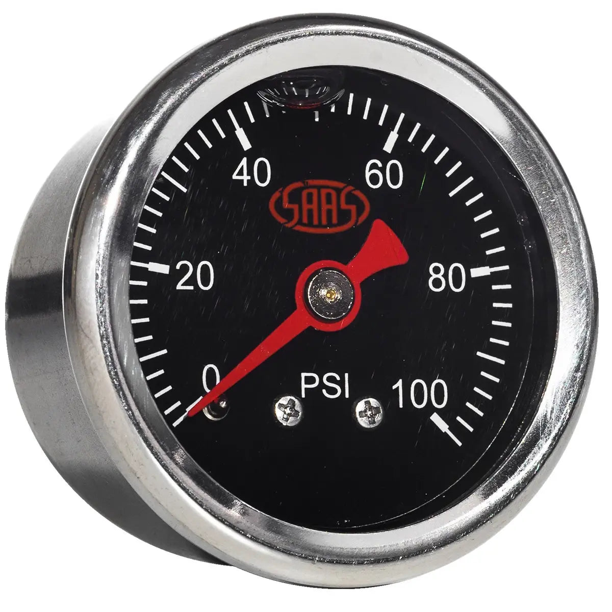 SAAS Fuel Press Gauge 100 Psi Liquid Filled 41mm Black SG100B - view 2