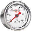 SAAS Fuel Press Gauge 100 Psi Liquid Filled 41mm White SG100W - view 1