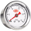 SAAS Fuel Press Gauge 15 Psi Liquid Filled 41mm White SG15W - view 1