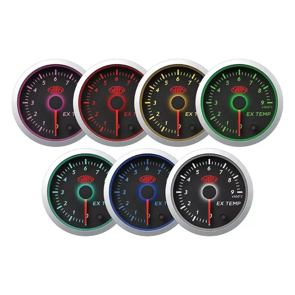 SAAS Exhaust Temp Gauge 0°-900° 52mm Street Series Black 12V SG21240 - view 5