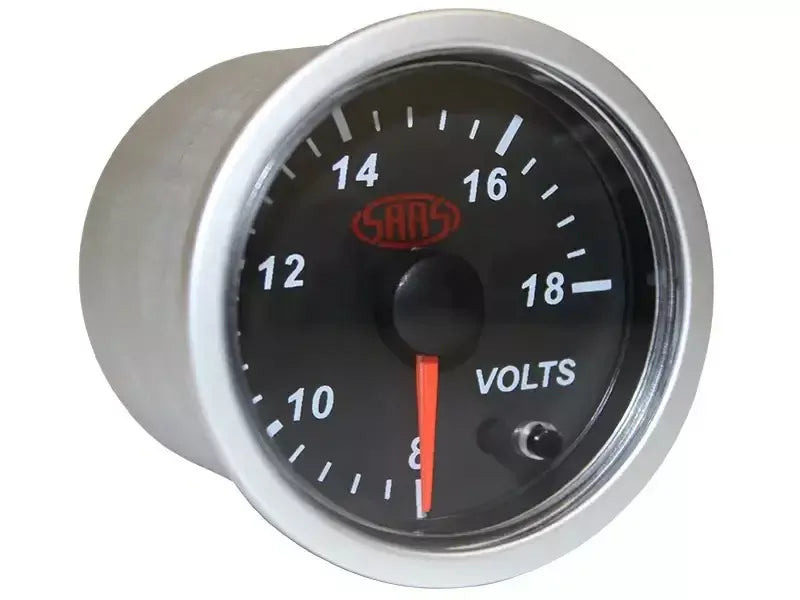 SAAS Volt Gauge 8v-18v 52mm Street Series Black 12V SG21250 - view 1