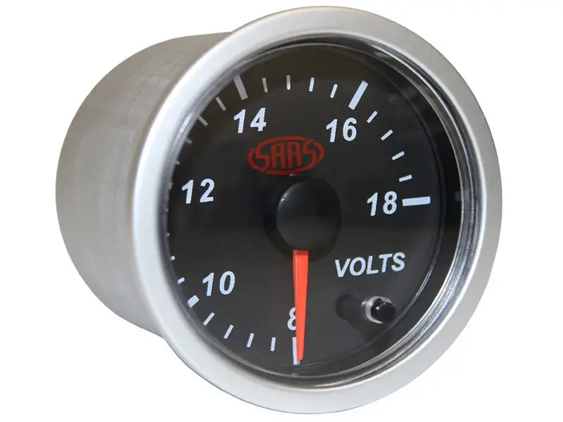 SAAS Volt Gauge 8v-18v 52mm Street Series Black 12V SG21250 - view 3