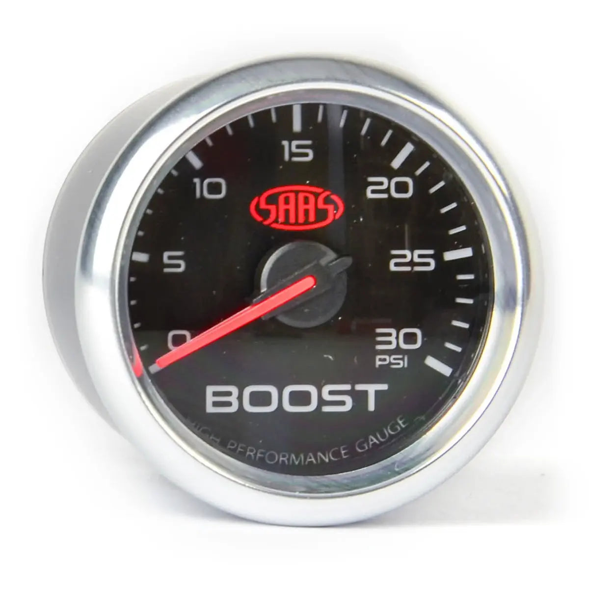 SAAS Boost Gauge Diesel 0-30 psi 52mm Muscle Series 3 Black 12V SG32213 - view 3