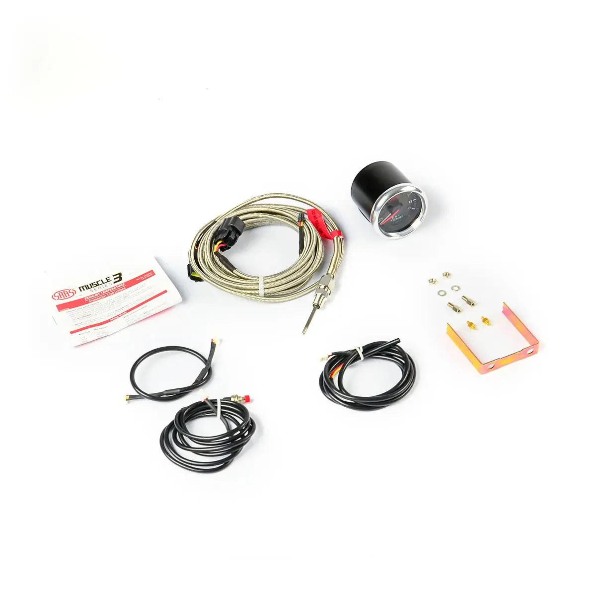 SAAS Exhaust Temp Gauge 0°-900° 52mm Muscle Series 3 Black 12V SG32240 - view 4