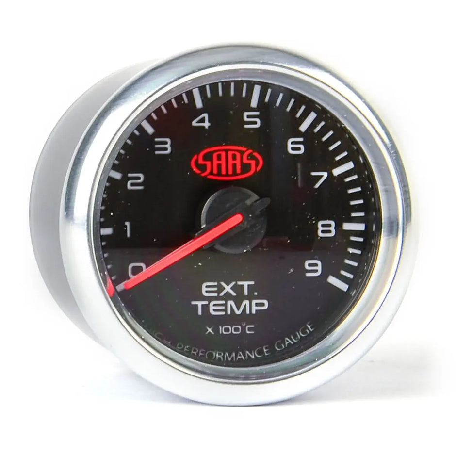 SAAS Exhaust Temp Gauge 0°-900° 52mm Muscle Series 3 Black 12V SG32240 - view 3