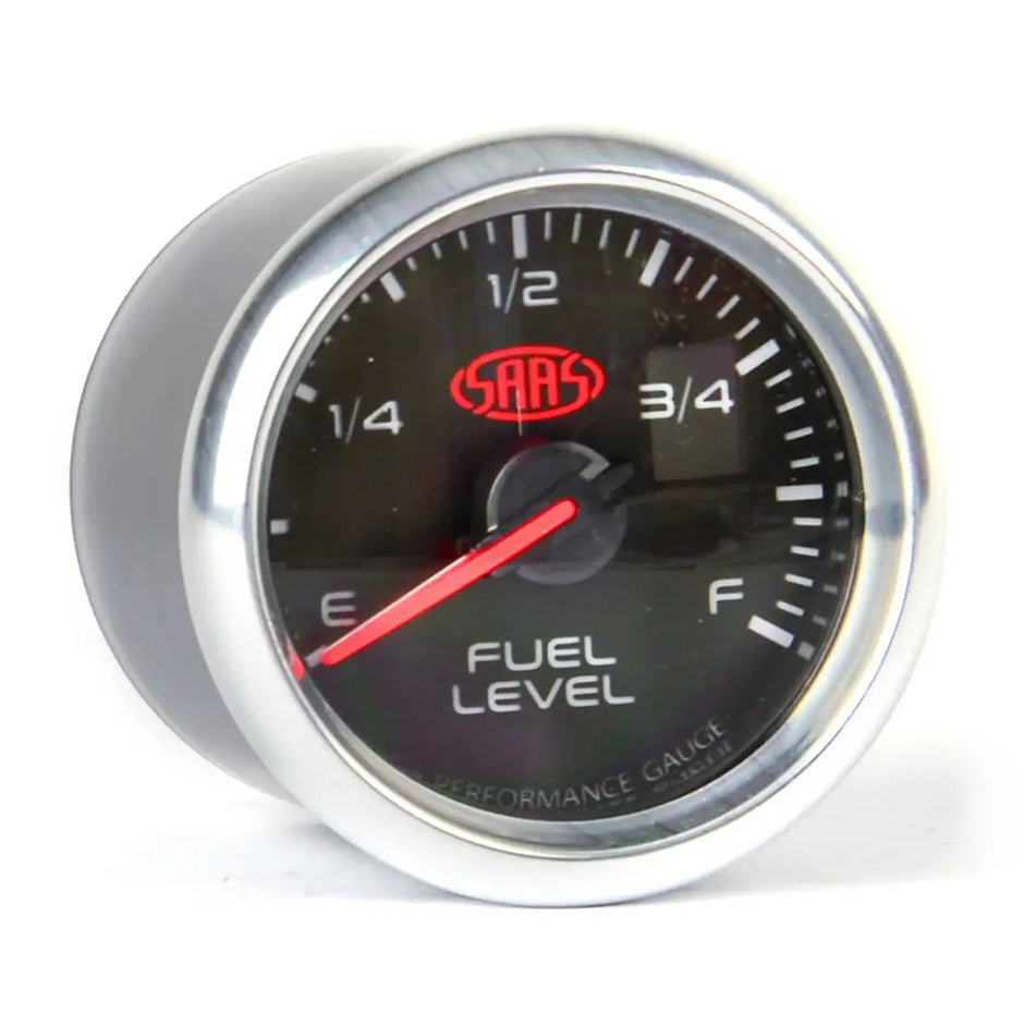 SAAS Fuel Level Gauge 52mm Muscle Series 3 Black 12V SG32290 - view 3