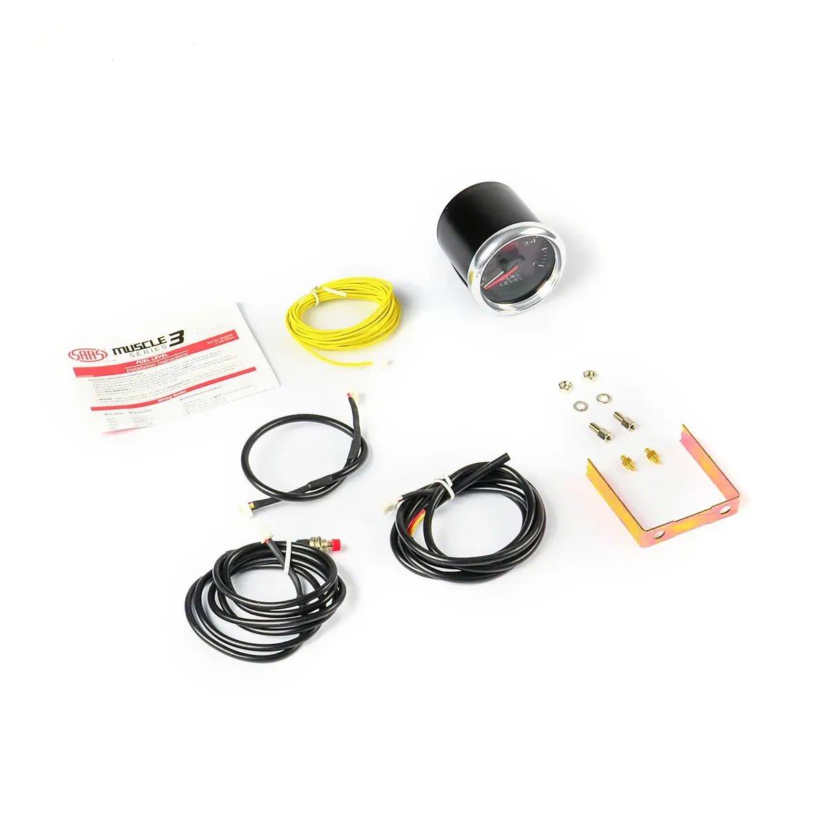 SAAS Fuel Level Gauge 52mm Muscle Series 3 Black 12V SG32290 - view 4