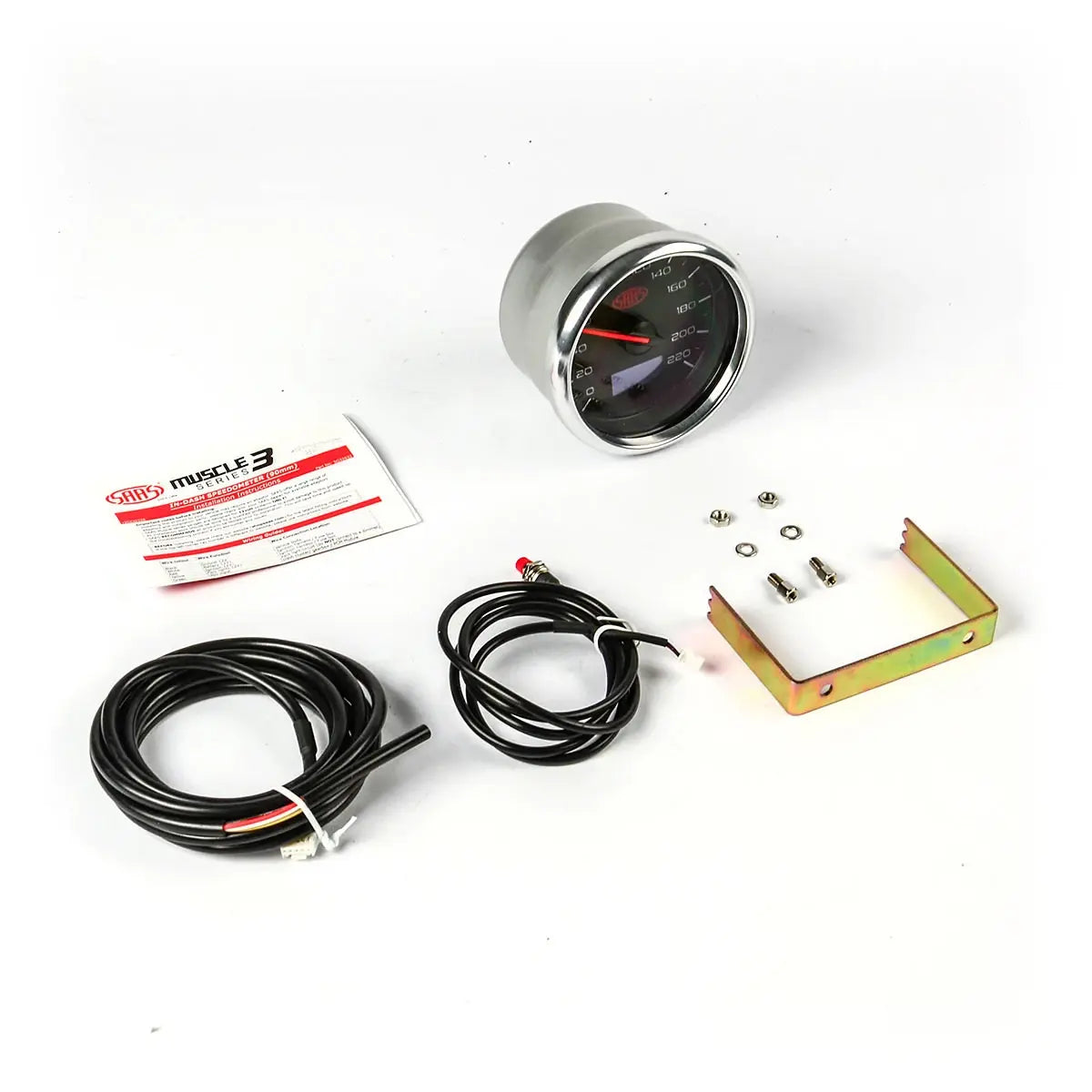 SAAS Speedo 0-220 KPH 80mm (3 1/8