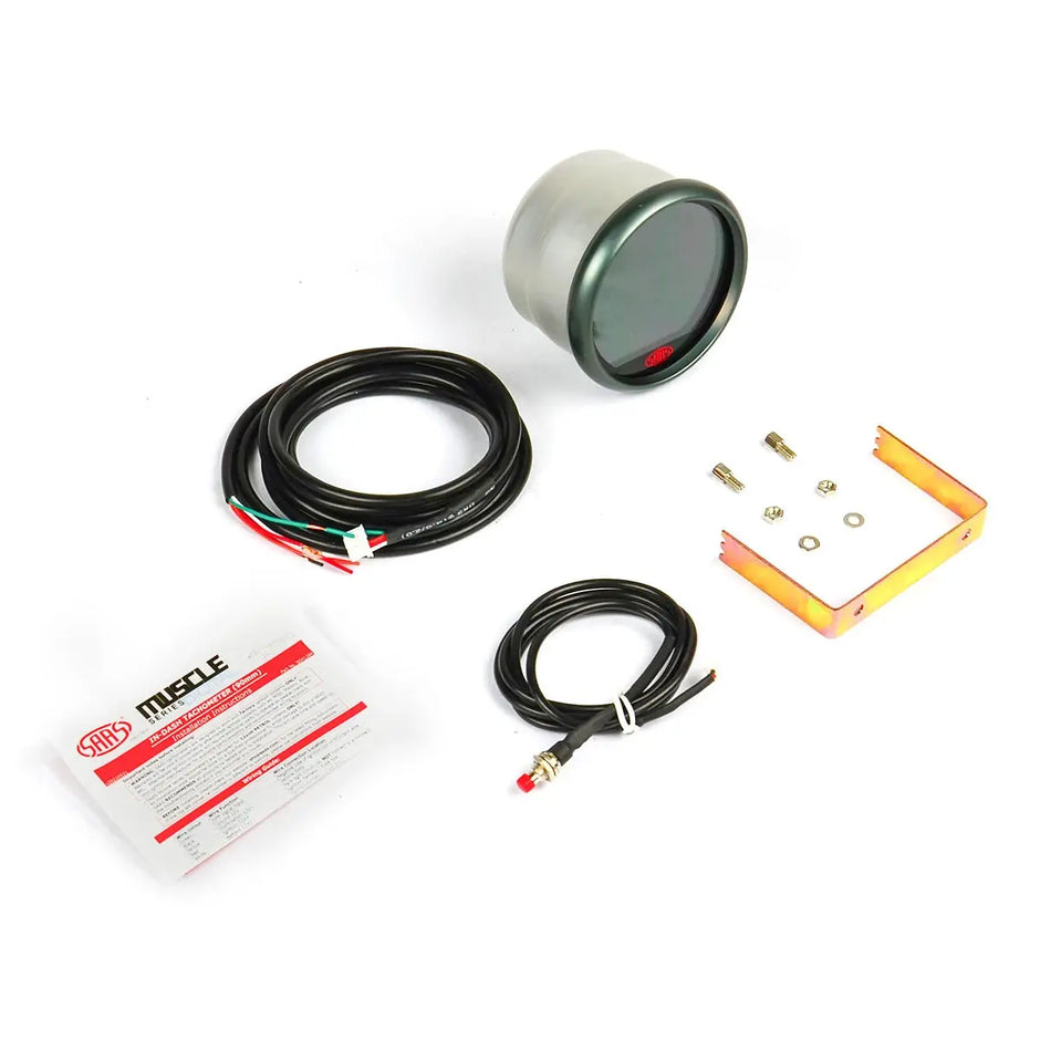 SAAS Tachometer 0-11K Shiftlite 80mm (3 1/8