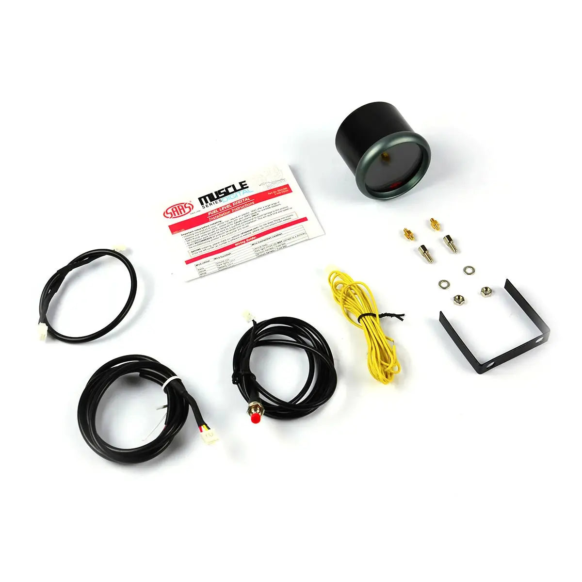 SAAS Fuel Level Gauge 52mm Muscle Digital Series 12V SG41290 - view 5