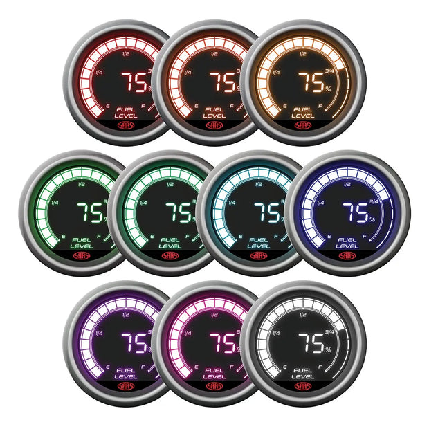 SAAS Fuel Level Gauge 52mm Muscle Digital Series 12V SG41290 - view 2