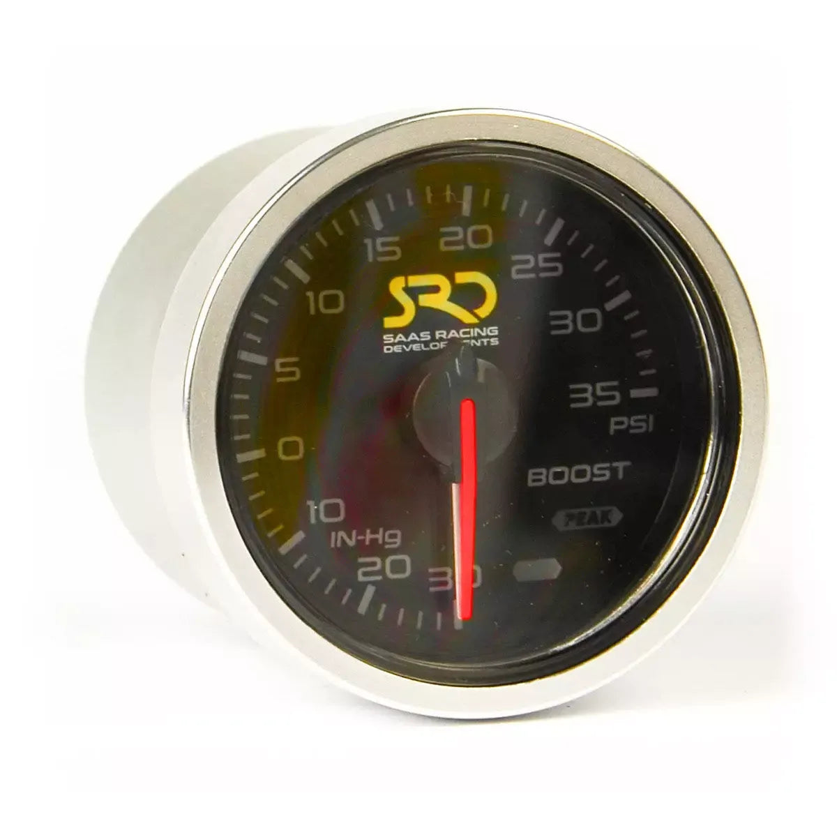 SAAS Boost Gauge - 30inHg-35psi 52mm SRD Series 12V SG51211 - view 1