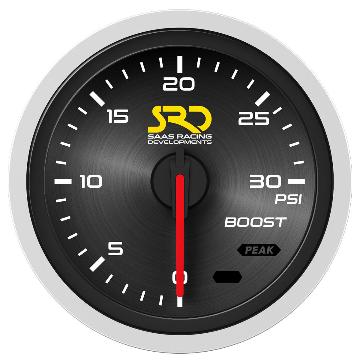 SAAS Boost Gauge Diesel 0-30psi 52mm SRD Series 12V SG51213 - view 3