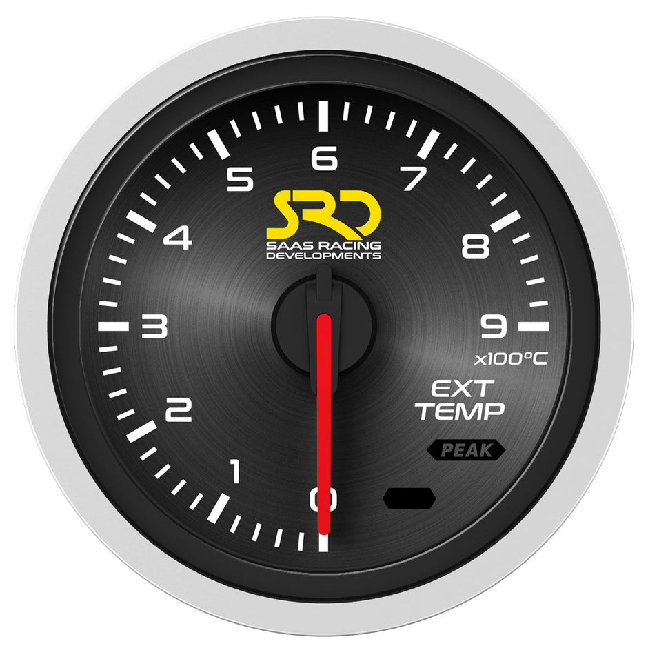 SAAS Exhaust Temp Gauge 0°-900° 52mm SRD Series 12V SG51240 - view 3