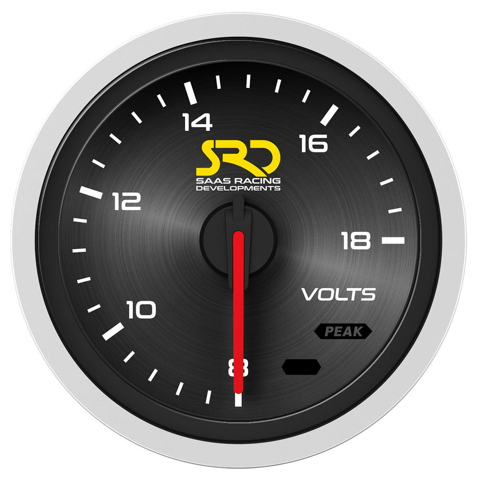 SAAS Volt Gauge 8v-18v 52mm SRD Series 12V SG51250 - view 3