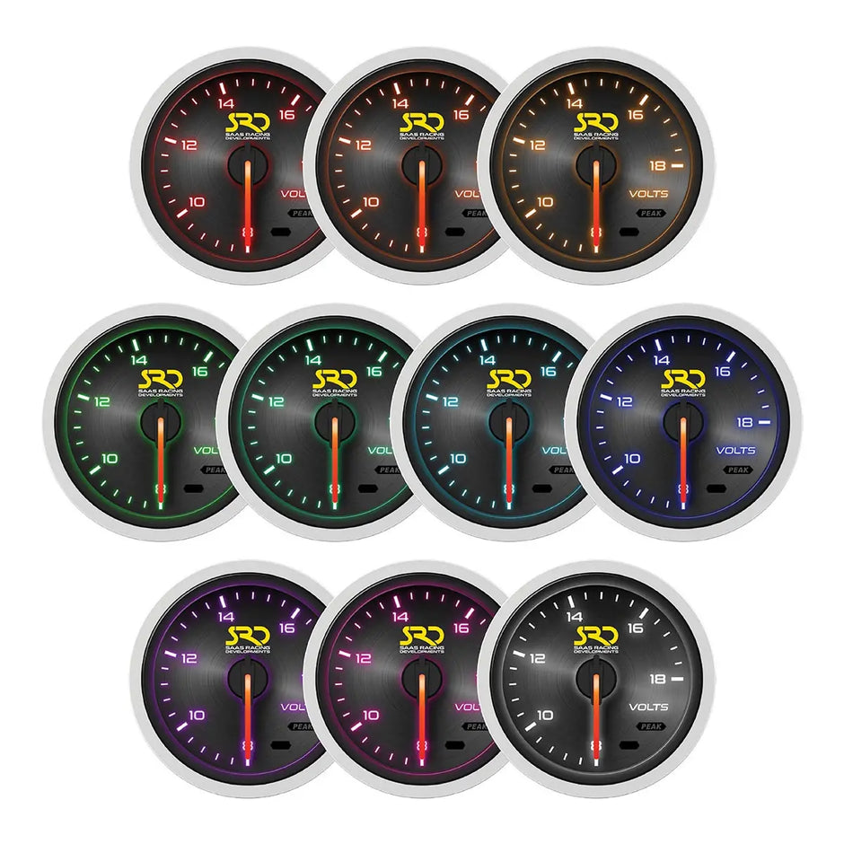 SAAS Volt Gauge 8v-18v 52mm SRD Series 12V SG51250 - view 2
