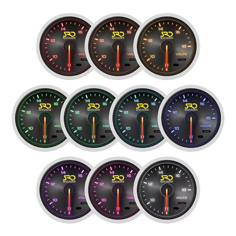 SAAS Volt Gauge 8v-18v 52mm SRD Series 12V SG51250 - view 5