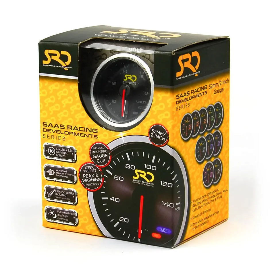 SAAS Volt Gauge 8v-18v 52mm SRD Series 12V SG51250 - view 6