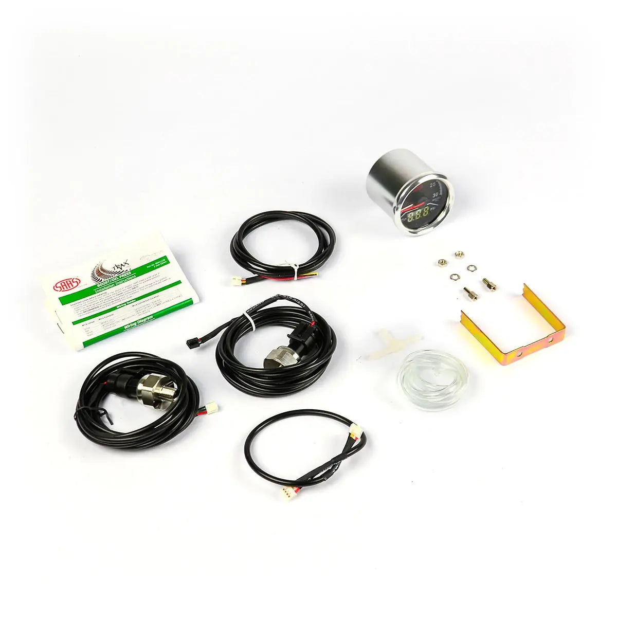SAAS Dual Gauge Boost 0-30 Psi/Oil Pressure 140 Psi Trax Series 12V SG611230 - view 5