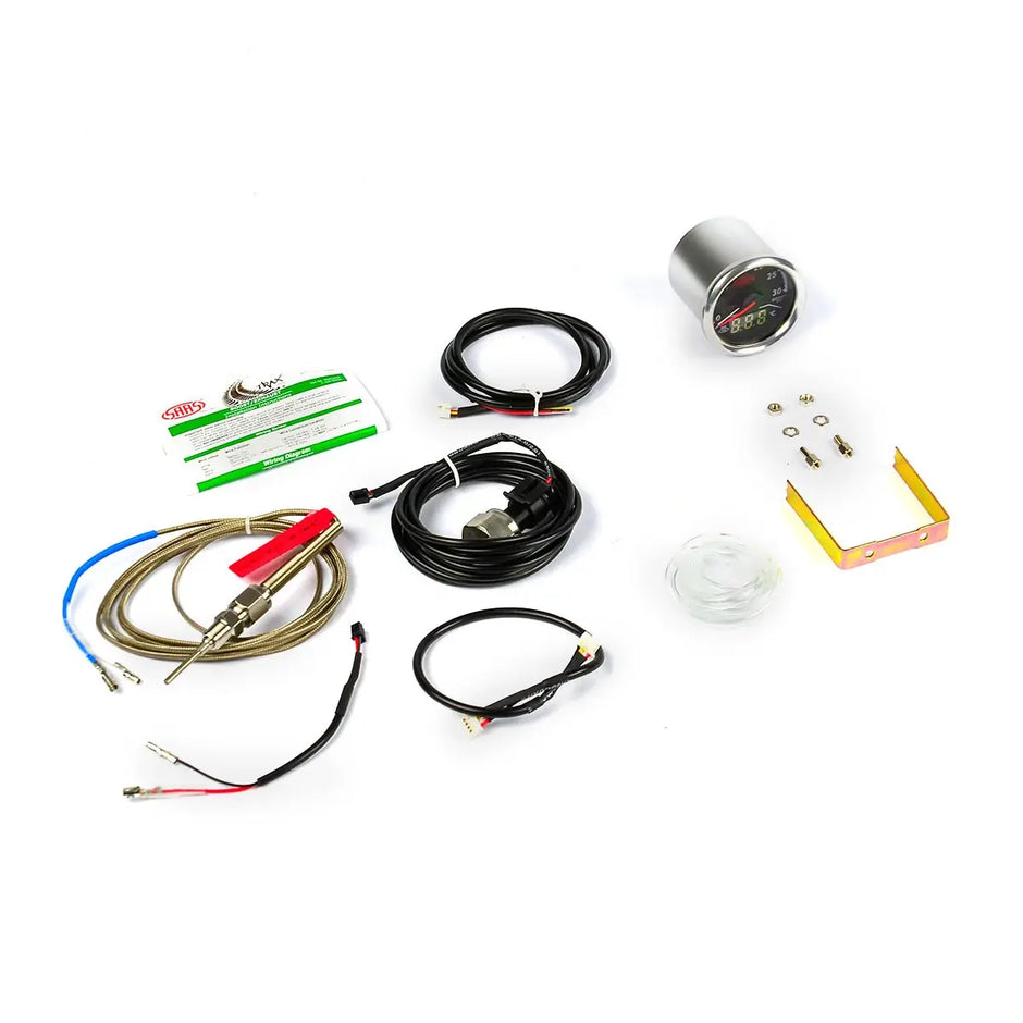 SAAS Dual Gauge Boost 0-30 Psi/Exhaust Temp 0°-900° Analogue/Digital Trax Series 12V SG611240 - view 5
