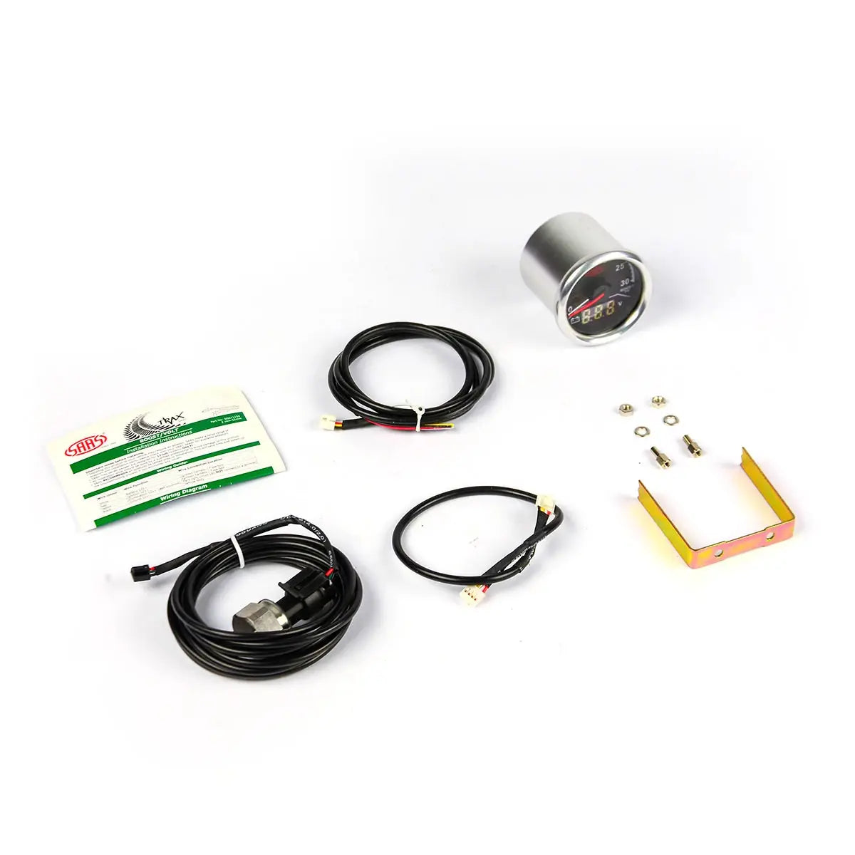 SAAS Dual Gauge Boost 0-30 Psi/Volt 8v-18v Analogue/Digital Trax Series 12V SG611250 - view 5