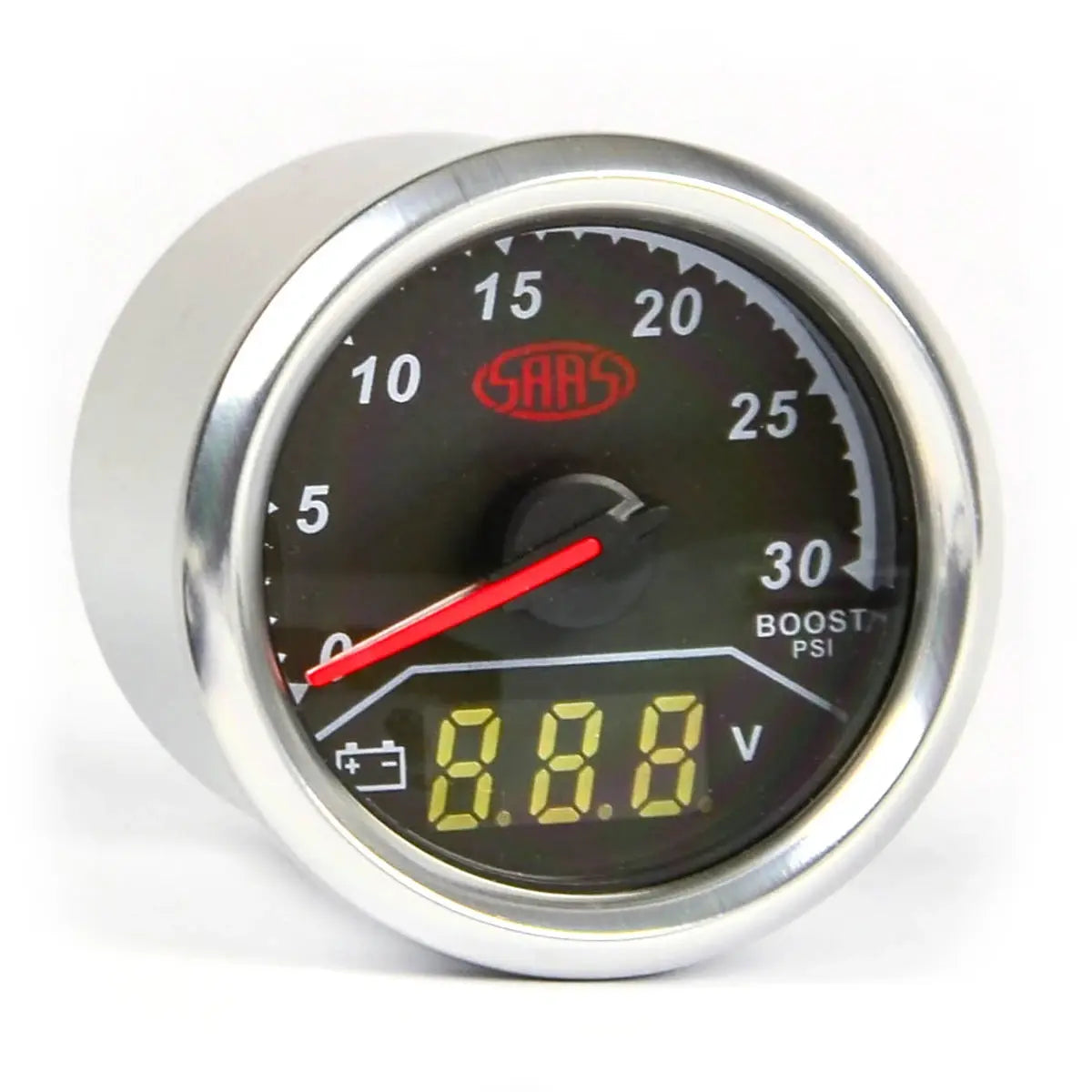 SAAS Dual Gauge Boost 0-30 Psi/Volt 8v-18v Analogue/Digital Trax Series 12V SG611250 - view 3
