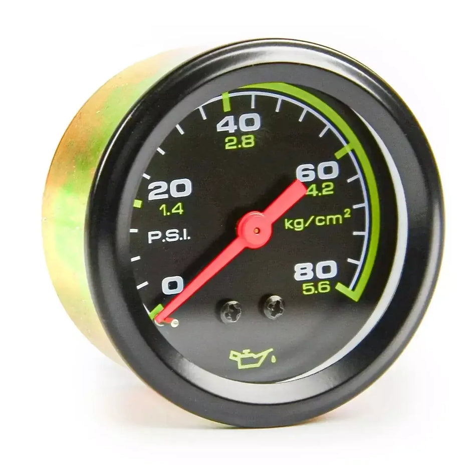 SAAS Oil Pressure Mechanical Gauge - Dual scale - 0 to 80psi/5.6 kg cm 12V SG72230 - view 1