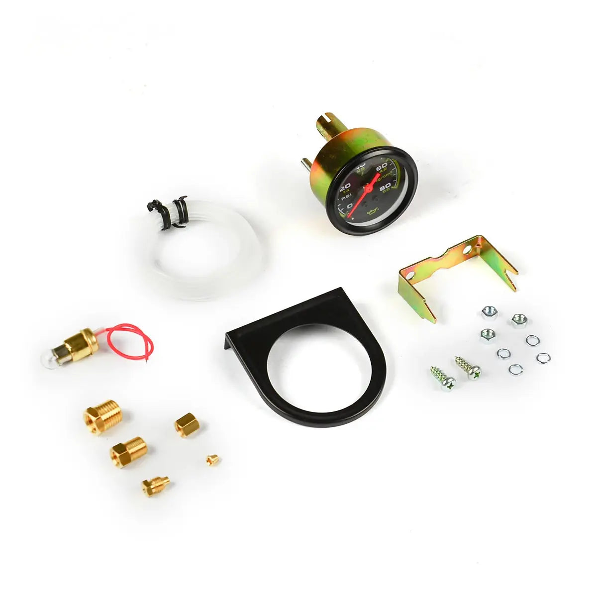 SAAS Oil Pressure Mechanical Gauge - Dual scale - 0 to 80psi/5.6 kg cm 12V SG72230 - view 3