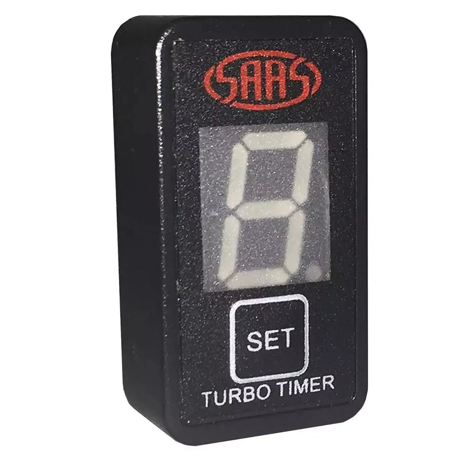 SAAS Turbo Timer Digital Switch 9 min Toyota Mount 35.1mm x 13mm 12V SG81801 - view 1