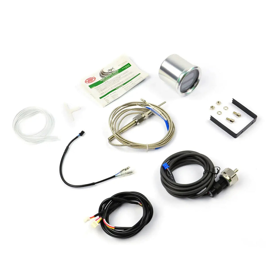 SAAS Dual Digital Gauge Boost 0-30 Psi / Exhaust Temp 0°-900° Trax 12V SG911240 - view 4