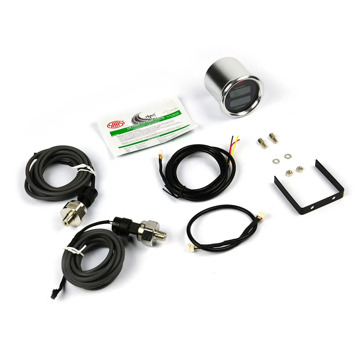 SAAS Dual Digital Gauge Air Pressure 0-290psi 52mm Trax 12V SG913232 - view 4