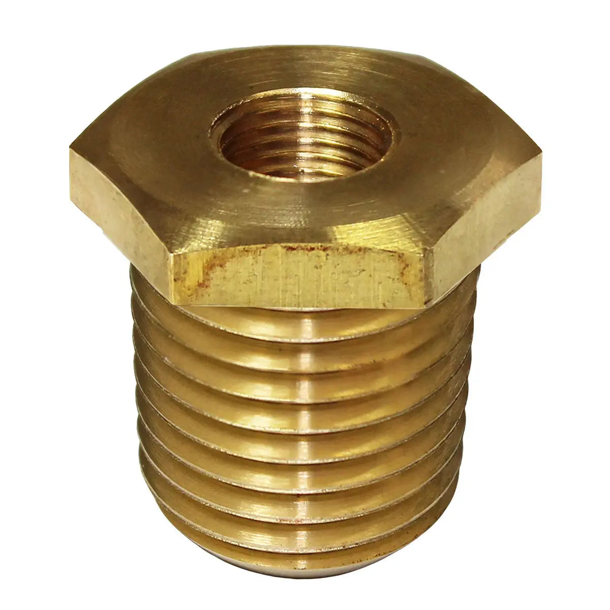 SAAS Gauge Bush Brass Adaptor M16 x1.5 to 1/8-27 NPT SGA-320055 - view 1