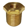SAAS Gauge Bush Brass Adaptor M16 x1.5 to 1/8-27 NPT SGA-320055 - view 1