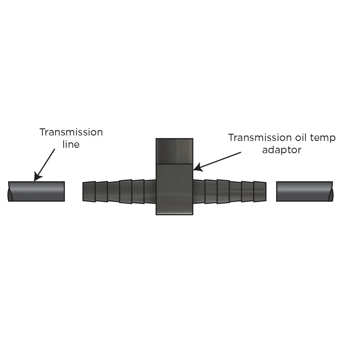 SAAS Trans Temp Sender Adaptor suit Rubber Lines SGA1009 - view 3